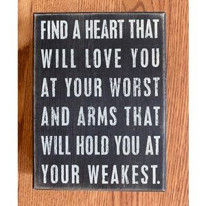 Find A Heart... Box Sign - Primitives by Kathy